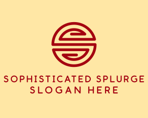 Generic Asian Ornamental Letter S  logo design