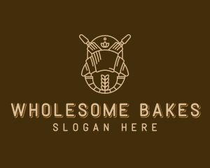 Bakery Wheat Croissant logo