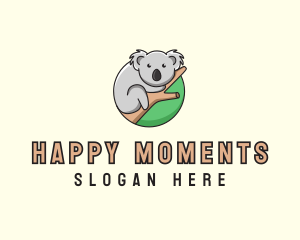 Happy Koala Branch logo design