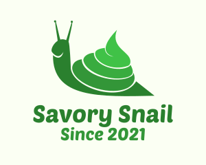 Green Poop Snail logo