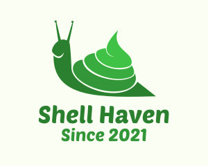 Green Poop Snail logo