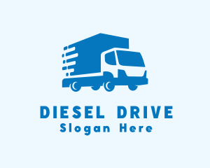 Truck Loading Delivery logo design