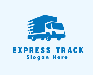 Truck Loading Delivery logo design