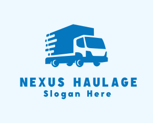 Truck Loading Delivery logo design