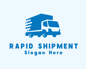 Truck Loading Delivery logo design