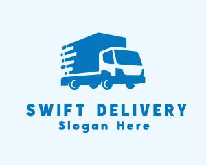 Truck Loading Delivery logo design