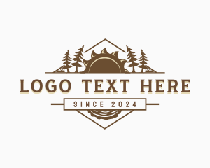 Forest Lumberjack Woodwork logo