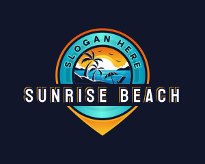 Beach Resort Vacation logo design