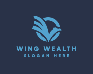 Bird Wing Aviation logo design