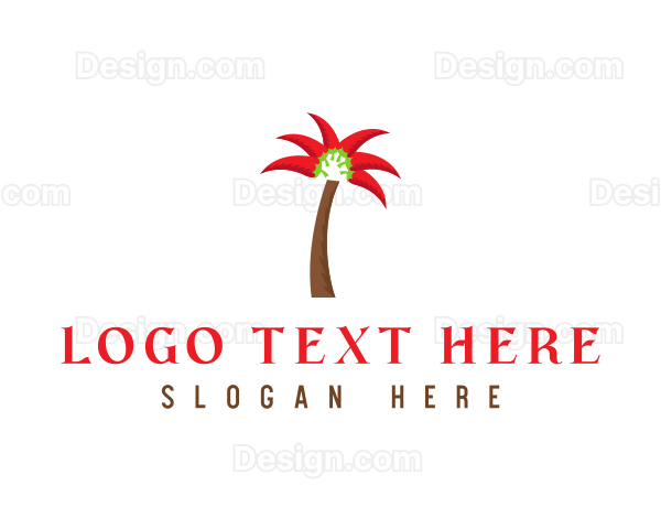 Chili Palm Tree Logo