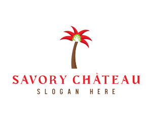 Chili Palm Tree logo design