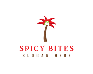 Chili Palm Tree logo design