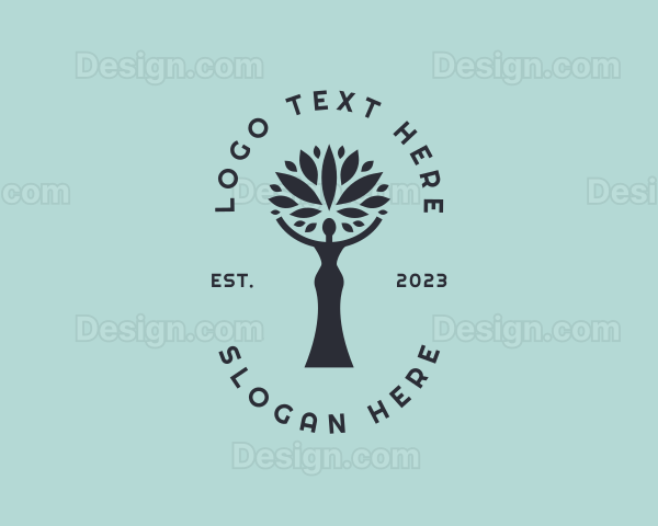 Organic Tree Lady Logo