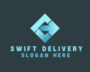 Diamond Arrow Delivery logo design