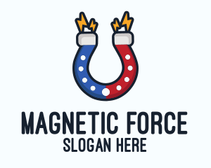 Magnetic Horeshoe Voltage logo design