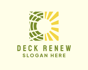 Renewable Solar Sun logo design