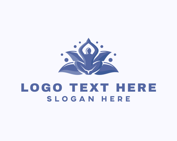 Meditation Yoga Lotus logo