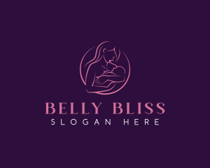 Mother Baby Parenting logo design