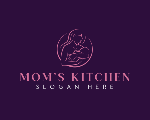 Mother Baby Parenting logo design