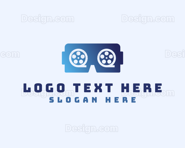 Film Reel VR Goggles Logo