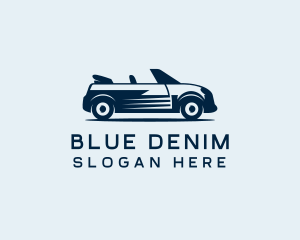 Blue Car Automotive logo design