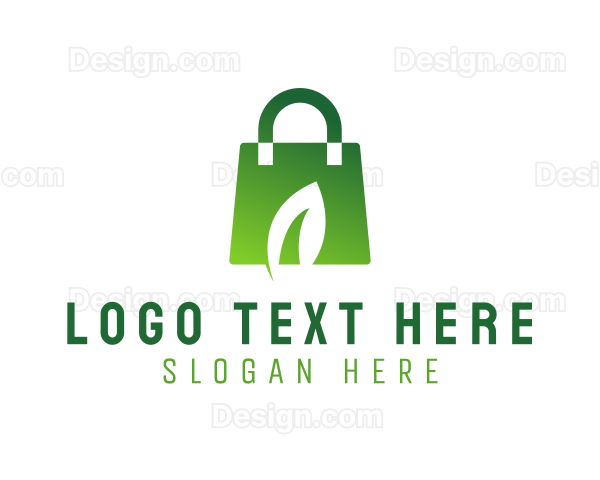 Leaf Shopping Bag Logo