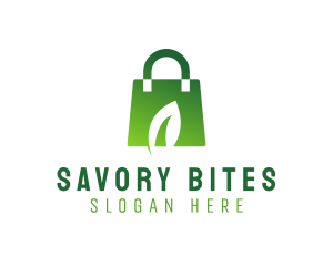 Leaf Shopping Bag Logo