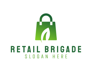 Leaf Shopping Bag logo design