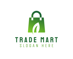 Leaf Shopping Bag logo design