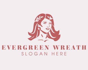 Woman Nature Headpiece  logo design