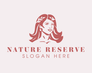 Woman Nature Headpiece  logo design