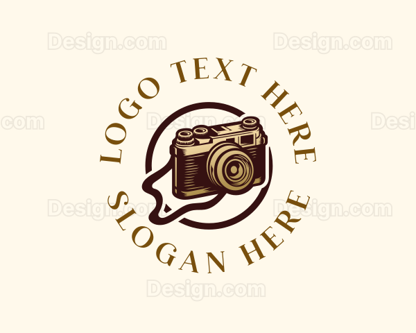Photography Lens Camera Logo