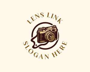 Photography Lens Camera logo design