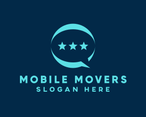 Star Messaging App  logo design