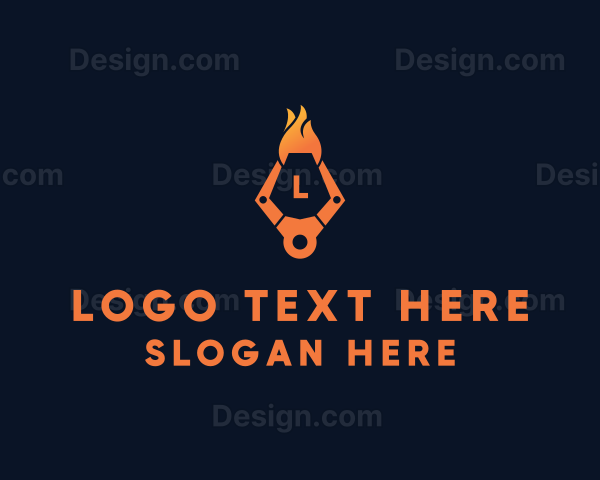 Fire Tech Claw Logo