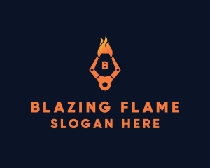 Fire Tech Claw logo design