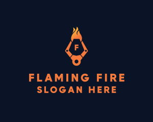 Fire Tech Claw logo design