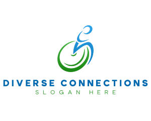 Disabled Person Wheelchair logo