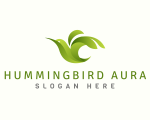 Modern Hummingbird Avian logo