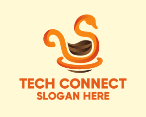 Swan Cafe Coffee Logo
