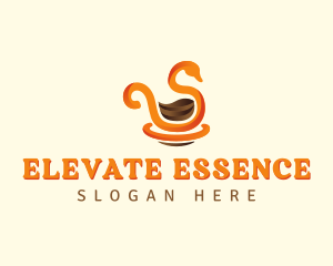 Swan Cafe Coffee Logo