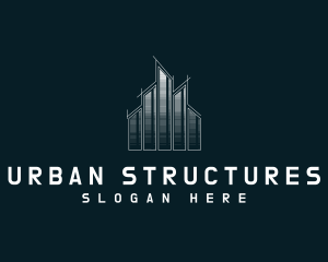 Cityscape Building Structure logo design