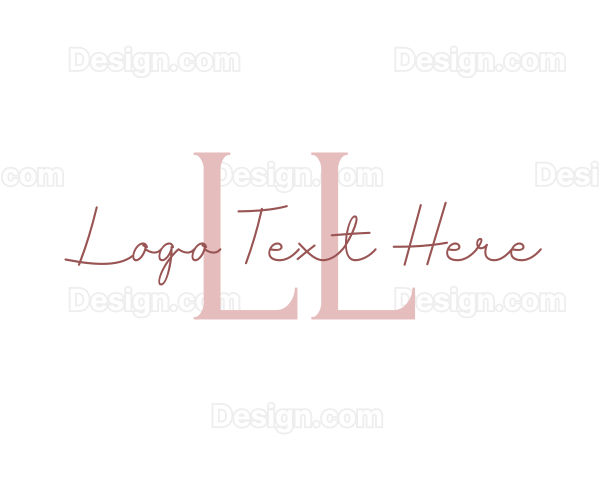 Elegant Feminine Firm Logo