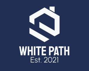 Geometric White Housing logo