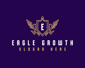 Luxury Eagle Crest logo design