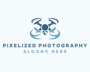 Surveillance Aerial Drone logo design