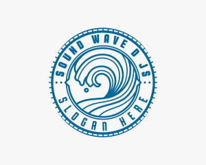 Wave Surfer Resort logo design