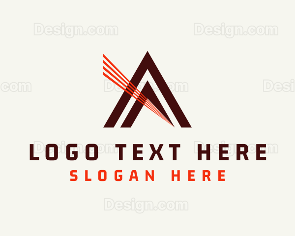 Sharp Triangle Prism Logo