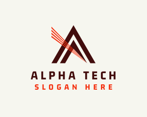 Sharp Triangle Prism logo design