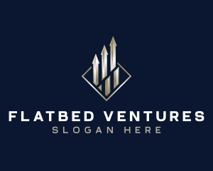 Investment Finance Arrow logo design